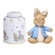 New English - Peter Rabbit Plush & Tea Caddy Gift Set