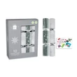 Giftmaker Silver & White Christmas Crackers 8 db 12" méretű cracker