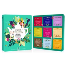 English Tea Shop Bio Luxury teaválogatás türkiz fémdobozban 72 filter English Tea Shop Bio Luxury teaválogatás türkiz fémdobozban 72 filter