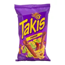 Takis Fuego chili-lime ízesítésű tortilla chips 100g  Takis Fuego chili-lime ízesítésű tortilla chips 100g