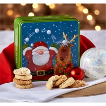 Grandma Wilds Embossed Jolly Santa & Reindeer Tin 160g