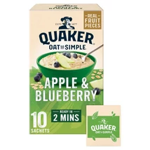 Quaker Oat So Simple Apple & Blueberry 360g (10 instant tasak)  Quaker Oat So Simple Apple & Blueberry 360g (10 instant tasak)