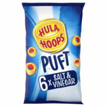 Hula Hoops Puft Salt & Vinegar Crisps 6 X 15 G