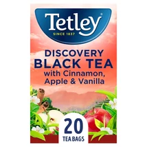 Tetley Discovery Black Tea with Cinnamon, Apple & Vanilla 20 db filter Tetley Discovery Black Tea with Cinnamon, Apple & Vanilla 20 db filter