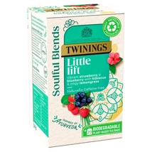Twinings Soulful Blends Little Lift (Strawberry and Blueberry Tea with Hibiscus and Lemongrass 20 db borítékolt filter Twinings Soulful Blends Little Lift (Strawberry and Blueberry Tea with Hibiscus and Lemongrass 20 db borítékolt filter