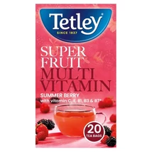 Tetley Super Fruit Multivitamin Summer Berries 20 Tea Bags 40g