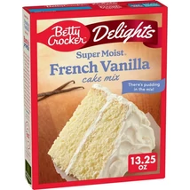 Betty Crocker Delights Super Moist French Vanilla Flavored Cake Mix [USA] 375g