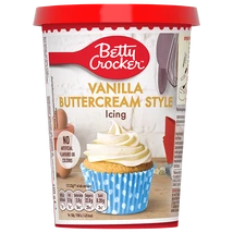 Betty Crocker Icing Vanilla Buttercream Style 400g Betty Crocker Icing Vanilla Buttercream Style 400g