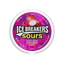 Ice Breakers Sours Mixed Berry Sugar Free Mints [USA]