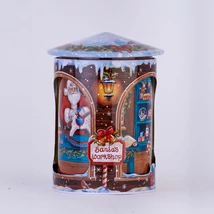 Grandma Wild’s Santa's Musical Rotating Toy Shop Tin (zenélő doboz) 200g