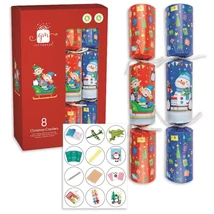 Giftmaker Novelty Christmas Crackers 8 db 12" méretű cracker