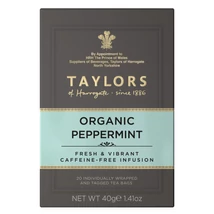 Taylors of Harrogate Organic Peppermint  (borsmenta) Tea 20 db borítékolt filter