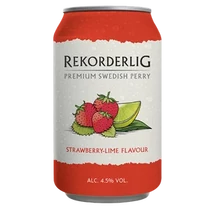 Rekorderlig Strawberry & Lime Cider (Eper és Lime Cider) (330ml, 4.5%)