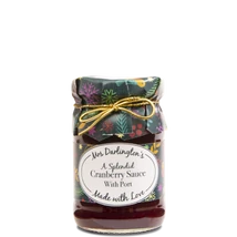 Mrs Darlingtons Cranberry Sauce with Port (Gold tie) 200g Mrs Darlingtons Cranberry Sauce with Port (Gold tie) 200g
