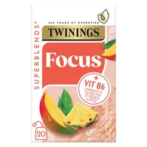 Twinings Superblends Focus Tea (Mangó és ananász tea ginzenggel) 20 db filter