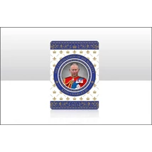 KING CHARLES III CORONATION FOIL MAGNET KING CHARLES III CORONATION FOIL MAGNET