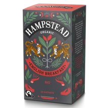 Hampstead Organic Fairtrade English Breakfast Tea 20 db borítékolt filter