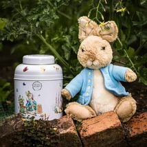 New English - Peter Rabbit Plush & Tea Caddy Gift Set