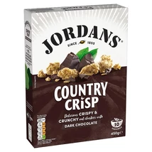 Jordans Country Crips Dark Chocolate - csokoládés müzli - 450g Jordans Country Crips Dark Chocolate - csokoládés müzli - 450g