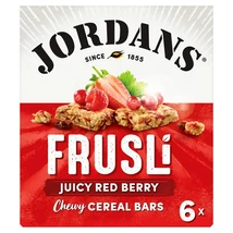 Jordans Frusli Juicy Red Berry Chewy Cereal Bars 6x30g