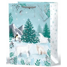 Tom Smith Arctic Animals - Nagy karácsonyi ajándéktáska