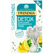 Twinings Superblends Detox Tea 20 db filter - Méregtelenítő hatású tea Twinings Superblends Detox Tea 20 db filter - Méregtelenítő hatású tea