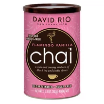 David Rio Sugar Free Decaf Pink Flamingo Vanilla Chai Mix 337g