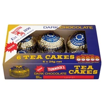 Tunnock's Dark Chocolate Teacakes 6db