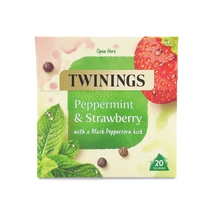 Twinings Peppermint & Strawberry (Borsmenta és eper) Tea 20 db filter Twinings Peppermint & Strawberry (Borsmenta és eper) Tea 20 db filter