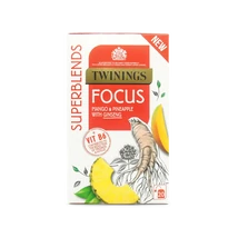 Twinings Superblends Focus Tea (Mangó és ananász tea ginzenggel) 20 db filter