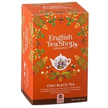English Tea Shop - Bio Fekete Chai tea 20 db filter