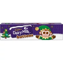 Cadbury Dairy Milk Buttons Christmas Chocolate Tube 72g Cadbury Dairy Milk Buttons Christmas Chocolate Tube 72g