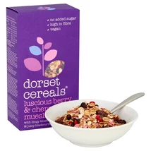 Dorset Cereals Berry & Cherry Muesli (Müzli bogyós gyümöcsökkel és cseresznyével) 600g Dorset Cereals Berry & Cherry Muesli (Müzli bogyós gyümöcsökkel és cseresznyével) 600g