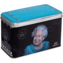 Queen Elizabeth II Jubilee Tin 40 db teafilter