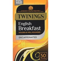 Twinings English Breakfast Decaf Tea 40 db filter - koffeinmentes reggeli fekete tea