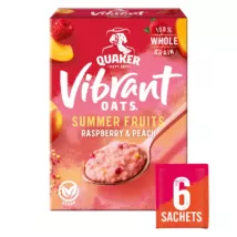 Quaker Vibrant Oats Summer Fruits Porridge Sachets 6 db instant tasak