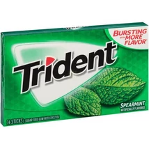 Trident Spearmint Fodormenta [USA] 14db 