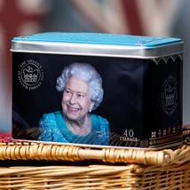 Queen Elizabeth II Platinum Jubilee 2022 Tea Tin – 40 English Breakfast teafilter