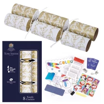 Tom Smith Gold Family Crackers 8x12.5" méretű cracker