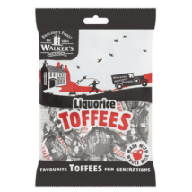Walker's Nonsuch Toffees Liquorice 102g