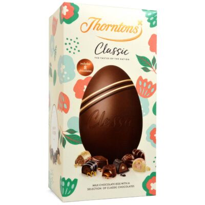 Thorntons Classic Milk Chocolate Easter Egg 220g