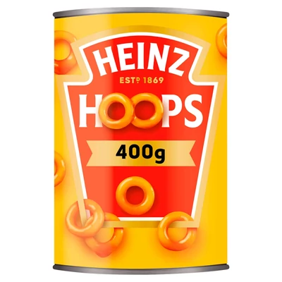 Heinz Spaghetti Hoops 400g  Heinz Spaghetti Hoops 400g