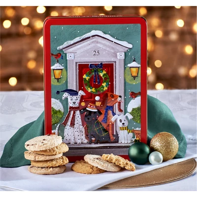 Grandma Wild’s Snowy Dogs on Doorstep Tin 300g