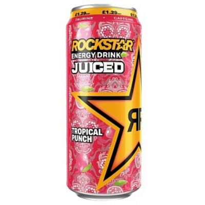 Rockstar Juiced Tropical Punch PM£1.29  500ml