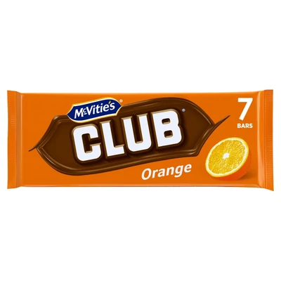 Mcvities Club Orange 7pack 
