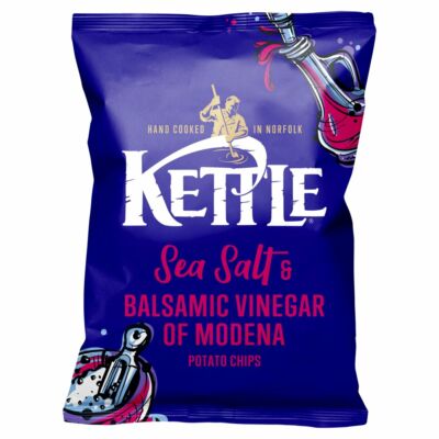 Kettle Sea Salt & Balsamic Vinegar Chips (Sós-balzsamecetes chips) 130g