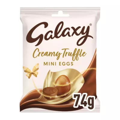 Galaxy Truffles Milk Chocolate Easter Mini Eggs Bag 80g