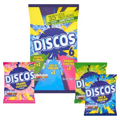 Discos Crisps Assorted – 6 Pack