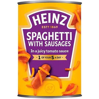 Heinz  Spaghetti Plus Sausages 400g