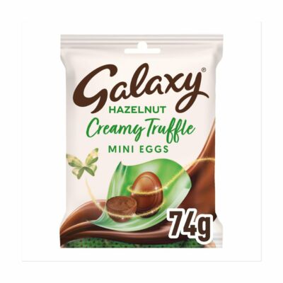 Galaxy Hazelnut Creamy Truffle Mini Eggs 74g